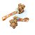 Chaveiro Cacho de Cabeças de Mini Capivara- Allmini - Imagem 4