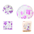 Touca de Banho Estampada Floral Lilás - Imagem 1