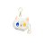 Chaveiro Porta Moeda Gatinho Pelúcia com Pom pom - Imagem 3