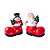 Ornamento de Natal Botinhas Vermelha- Allmini - Imagem 1
