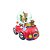 Ornamento Globo de Neve Natalina Carro Vermelho P - Allmini - Imagem 6