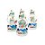 Ornamento Globo de Neve Natalina com Luz de Led, Casinha de Neve, P - Allmini - Imagem 1