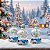 Ornamento Globo de Neve Natalina com Luz de Led, Casinha de Neve, P - Allmini - Imagem 2