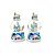 Ornamento Globo de Neve Natalina com Luz de Led, Casinha de Neve, P - Allmini - Imagem 3