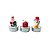Conjunto de Vela de Natal Papai Noel, Casa e Boneco - Allmini - Imagem 2