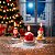 Conjunto de Vela de Natal Papai Noel, Casa e Boneco - Allmini - Imagem 3
