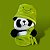 Pelucia Panda para Criança Engraçado Escondido em Saco de Bambu - Allmini - Imagem 3