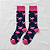 Meia Cano Médio Feminina Flamingo Rosa - Allmini - Imagem 2