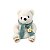 Brinquedo de Pelúcia Urso Polar com Cachecol - Imagem 1