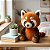 Brinquedo De Pelúcia Panda Vermelho - Imagem 4