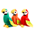 Brinquedo De Pelúcia Papagaio Colorido - Imagem 1