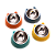 Comedouro Inclinado PET com Orelhinhas Colorido - Imagem 1
