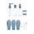 Kit Frasco de Viagem Clean 11 em 1 - Allmini - Imagem 5