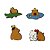 Imã de Geladeira Capivara e Amigos - Imagem 1