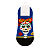 Meia Sapatilha Calavera Flowers - Allmini - Imagem 1