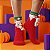 Meia Cano Médio Natalina Felpuda com Papai Noel 3D - Allmini - Imagem 2