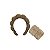 Kit Tiara e Munhequeira Make Care Puff Xadrez - Allmini - Imagem 5