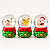 Ornamento de Natal personagens globo de neve - Imagem 1