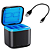 Carregador Triplo Para GoPro Hero 13 Bateria 3 Slots USB-C - Imagem 1