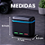 Carregador Triplo Para GoPro Hero 13 Bateria 3 Slots USB-C - Imagem 7