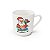 Caneca Lisa Branca Decorada Natal 200 ml - Imagem 1