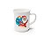Caneca Americana Branca Decorada Natal 220 ml - Imagem 1