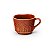 Xícara Chá Relevo Marrom 90 ml - Imagem 1