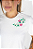 T-shirt Bordada Ramo de Flores e Borboleta - Imagem 4