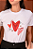 Tshirt Corações Love Algodão Sustentável - Imagem 2