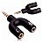 ADAPTADOR P2 x P3 FONE E MICROFONE - X-CELL - XC-ADP-12 - Imagem 1