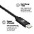 CABO TURBO MILITAR - 1,5M - LIGHTNING - TIPO C - CERTIFICADO MFI - HOMOLOGADO - IPHONE / IPAD - GSHIELD - Imagem 2