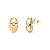 BRINCO DE OURO 18K ARG BR3099977 P. 0,89 TAM 1,2 CM - Imagem 1