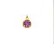 PINGENTE DE OURO 18K REDONDO AMETISTA PI051703020507 - Imagem 2