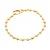 PULSEIRA LUNA OURO 18K BOLINHA - Imagem 1