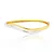 PULSEIRA ALGEMA BICOLOR EM OURO 18K - Imagem 1