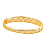 PULSEIRA CELESTE EM OURO 18K TUBULAR FILIGRANA - Imagem 1