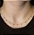 GARGANTILHA DE OURO 18K PEROLINHAS GA0803346 PER - Imagem 1