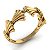 ANEL DE OURO 18K 1 DIAMANTE - Imagem 1