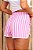 BERMUDA FEMININA - LISTRADO ROSA VERTICAL - Imagem 3