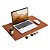 Desk Pad Portátil de Couro à Prova D’água 90x40 Cor:Marrom - Imagem 1