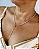 Conjunto Fé Terço + Brinco Pérola banhado em ouro 18k - Imagem 2