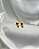 Brinco Ear Jacket Bolas Dourado banhado em ouro 18k - Imagem 4