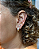 Argola Bojuda Micro Zircônias banhada em ouro 18k - Imagem 4