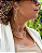 Brinco Elos Liso banhado em ouro 18k - Imagem 2