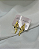 Brinco Design Vazado banhado em ouro 18k - Imagem 3