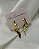 Brinco Design Vazado banhado em ouro 18k - Imagem 1