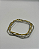 Bracelete Design Aro Quadrado Liso banhado em ouro 18k - Imagem 1