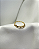 Anel com Design Zig Zag Micro Zircônias banhado em ouro 18k - Imagem 1