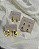 Kit de Brincos Banhados em Ouro 18K - Imagem 1