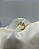 Anel Coração Regulável com Micro Zircônias Banhado em Ouro 18k - Imagem 3